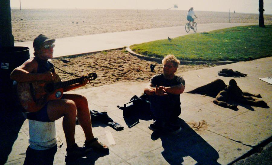 Venice Beach Photograph - Venice Beach Serenade by Jacquelyn Roberts