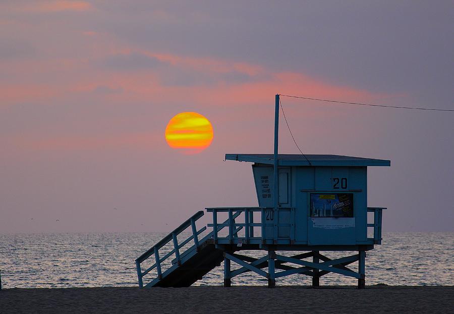 Venice Beach Sunset Photograph by Kevin Itsaboutvision