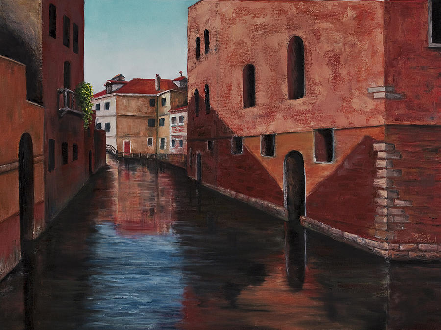 Venice Canal Painting by Darice Machel McGuire