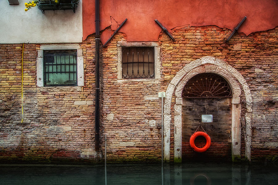 Architecture Photograph - Venice Canal Garage by Timothy Denehy