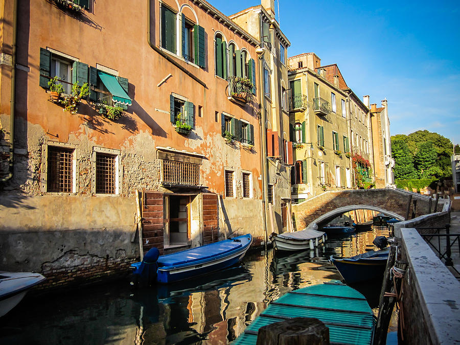 Venice Canal in the Morning Photograph by Anthony Doudt