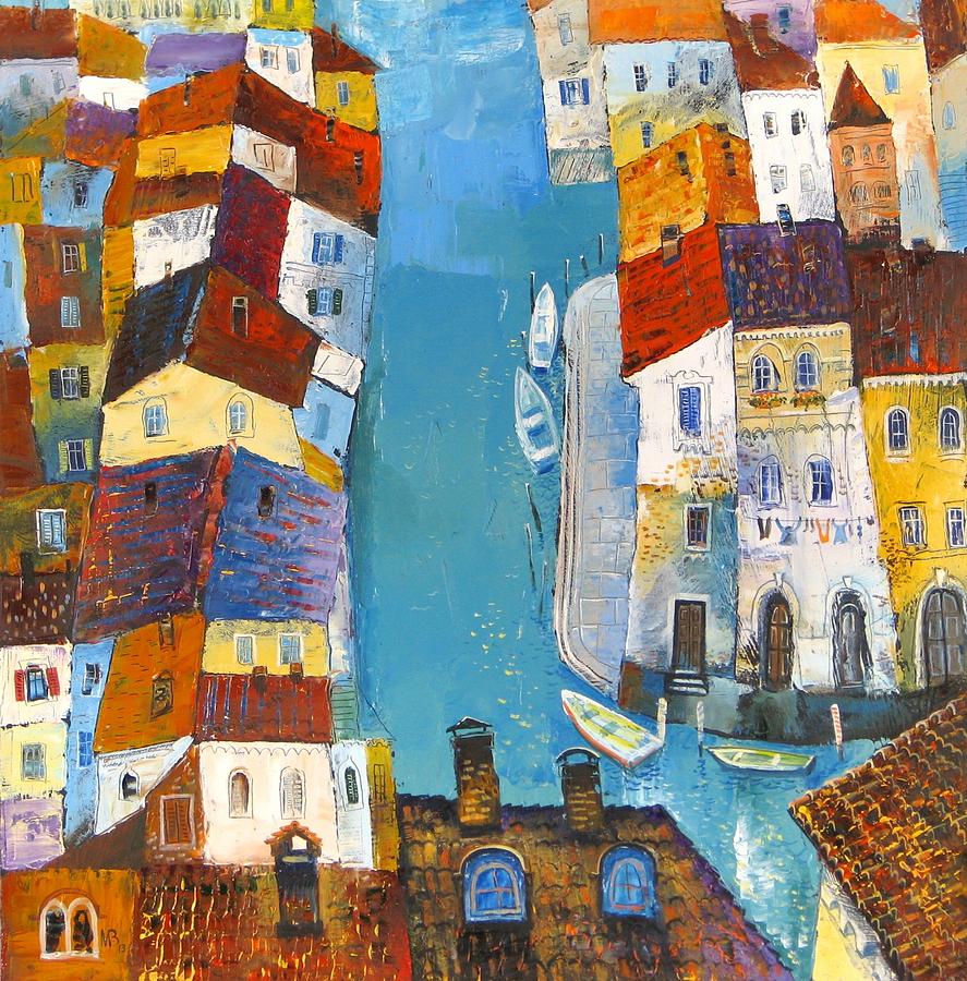 Venice canal Painting by Mikhail Zarovny