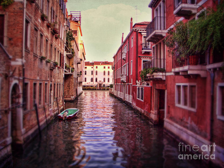 Venice canal Photograph by Sylvia Cook