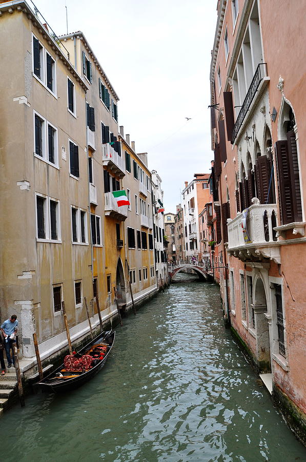 Venice Canal View Photograph by Sue Morris
