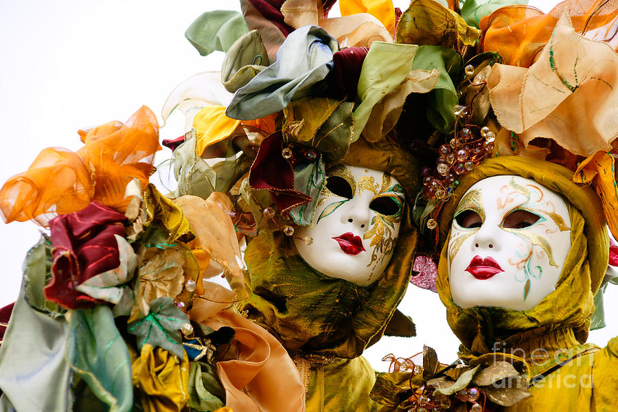 Venice Carnival Masks 1 Photograph by Luciano Mortula