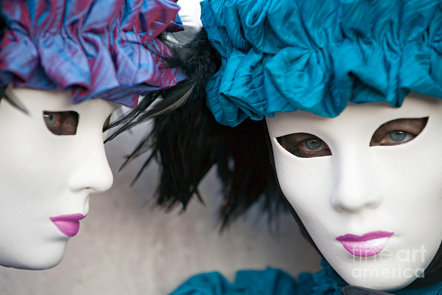 Venice Carnival Masks Photograph by Luciano Mortula