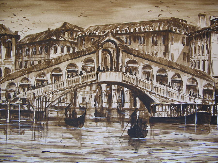 Venice Painting by Dariusz Orszulik
