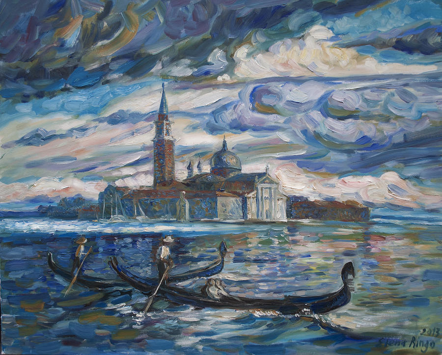 Landscape Painting - Venice by Elena Ringo
