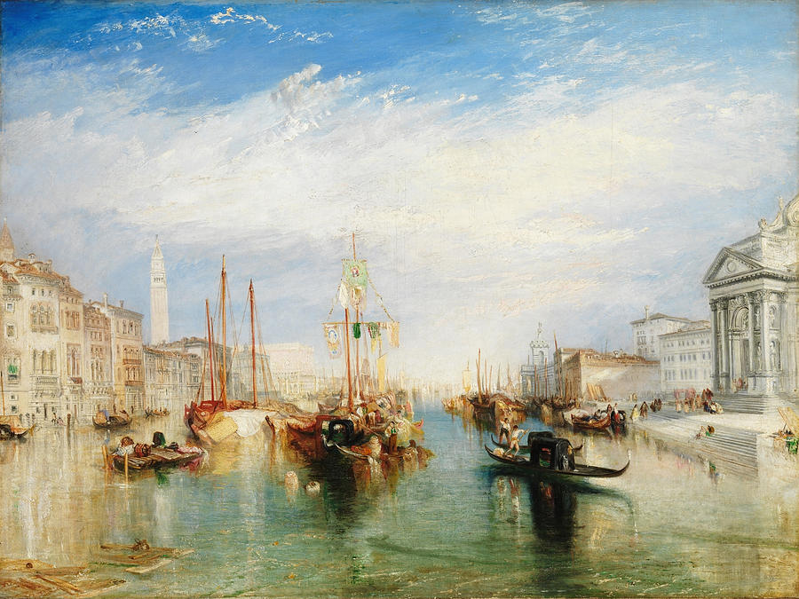 Venice from the Porch of Madonna della Salute Painting by Joseph Mallord William Turner