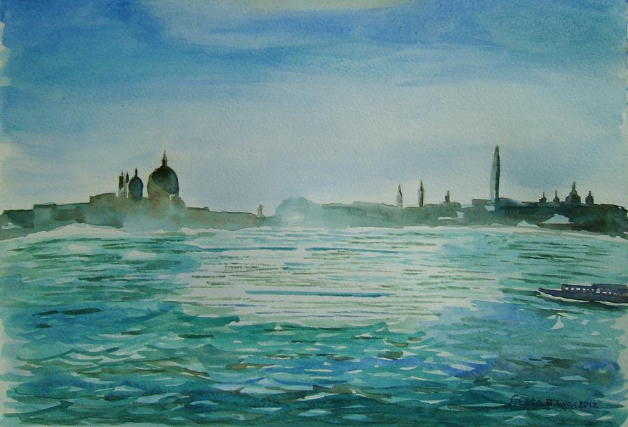 Landscape Painting - Venice by Geeta Yerra