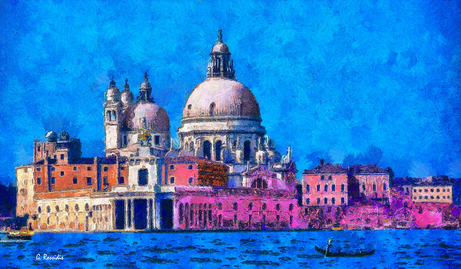 Venice Painting by George Rossidis
