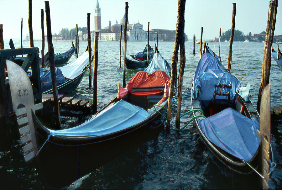 Venice Gondolas Photograph by Alan Toepfer