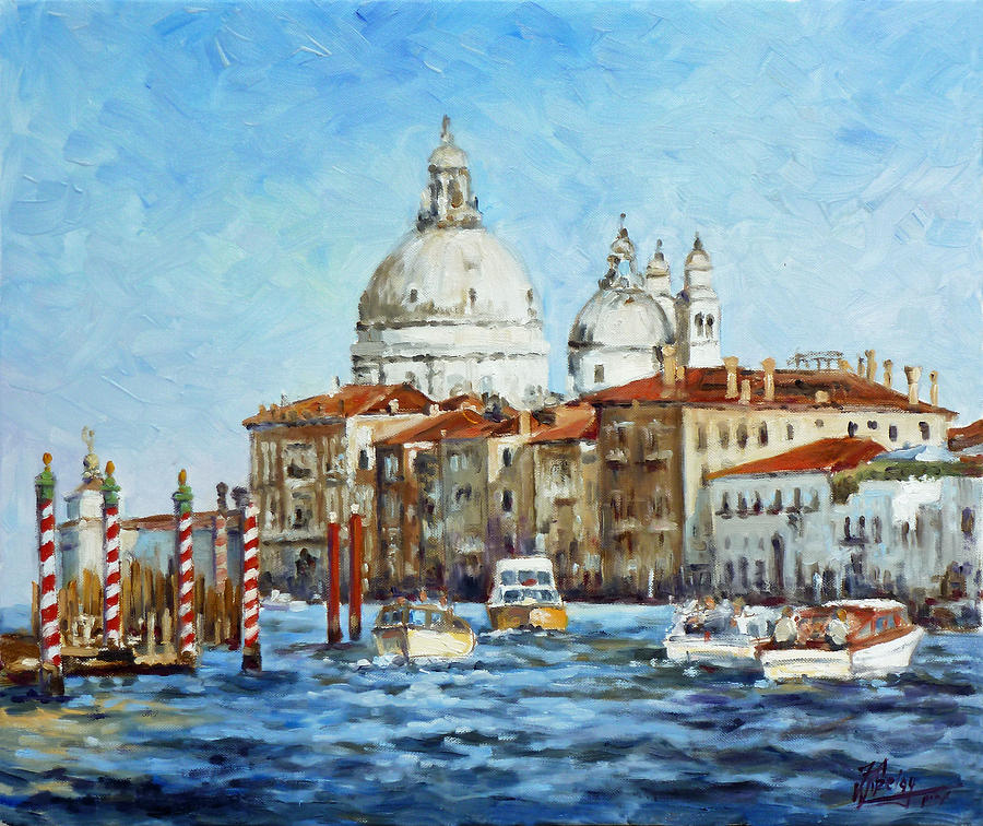 Venice - Grand Canal Painting by Irek Szelag