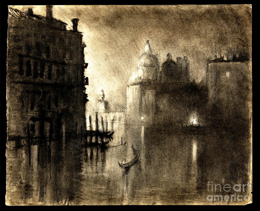 Venice Grand Canal Salute 1905 Photograph by Padre Art