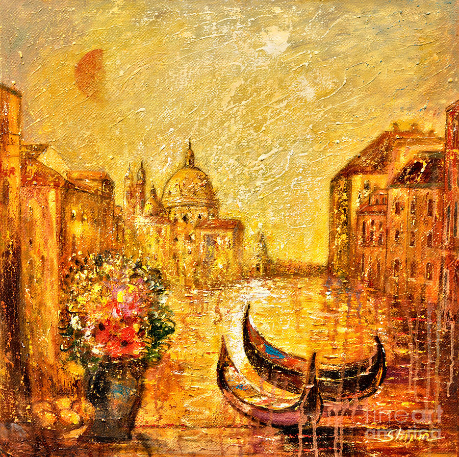 Venice II Painting by Shijun Munns