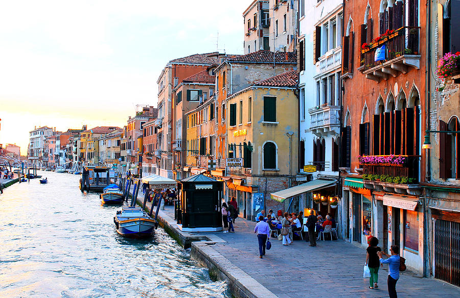 Venice in Pastel Photograph by Saya Studios