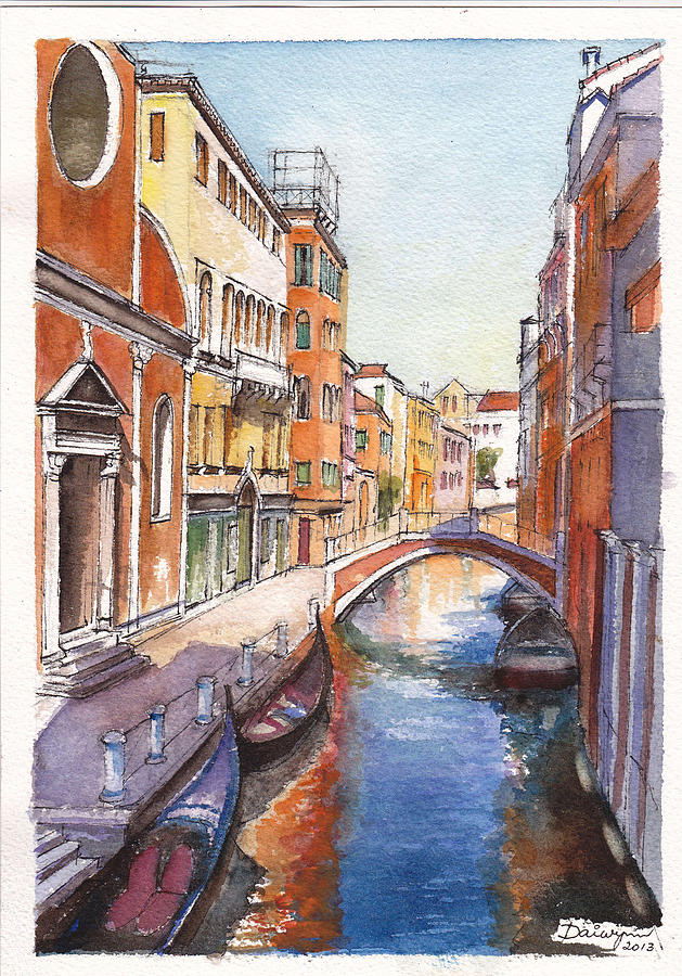 Spring Painting - Venice in Spring by Dai Wynn