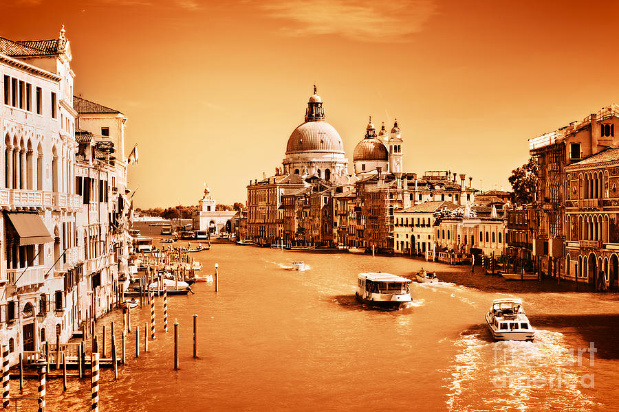 Venice Italy Grand Canal Photograph by Michal Bednarek