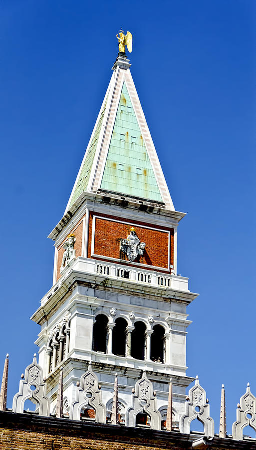 Venice Italy Photograph - Venice Italy - St Marks Square Tower by Jon Berghoff