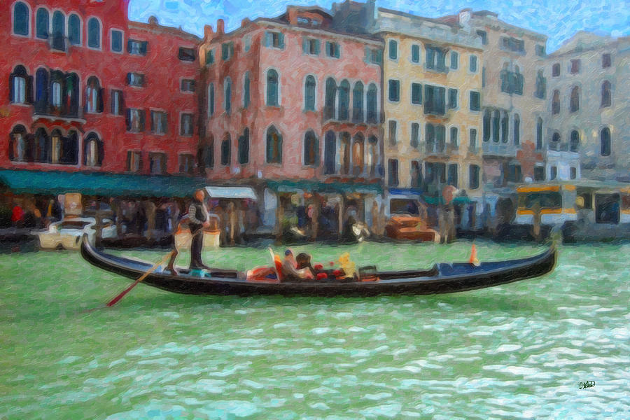 Gondola Venice Itl4723 Painting by Dean Wittle