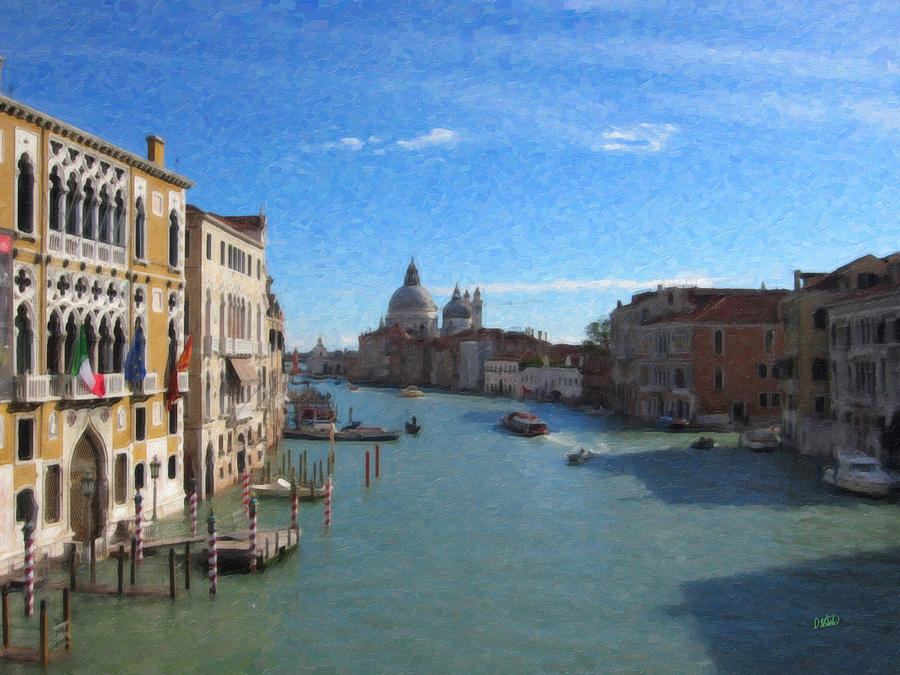 Grand Canal Venice - Itl7535 Painting by Dean Wittle