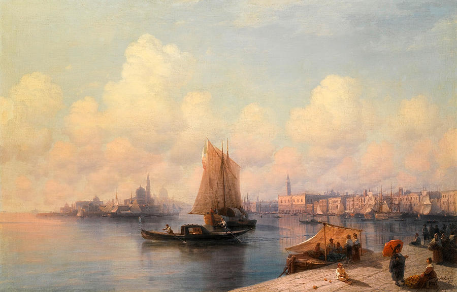 Venice Painting by Ivan Konstantinovich Aivazovsky
