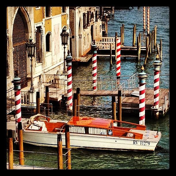 Boat Photograph - Venice by Jo Turner