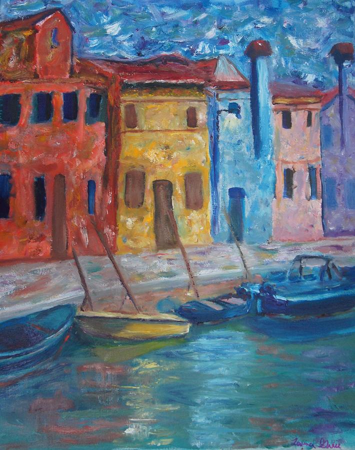 Portofino Painting by Kristine Bogdanovich