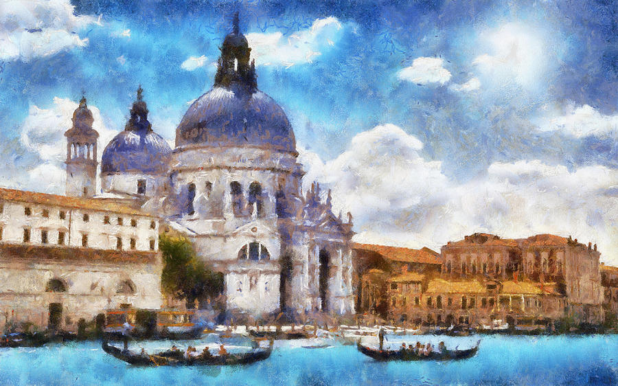 Venice Painting by Lilia S