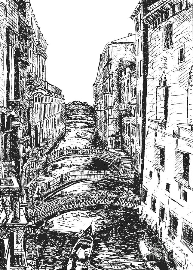 Venice Drawing - Venice by Lisa Pastille