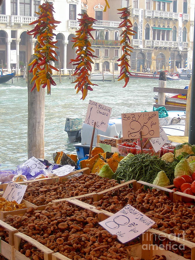 Venice Market Photograph by Suzanne Oesterling