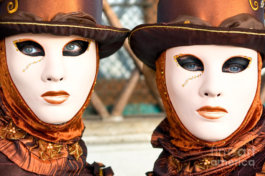 Fantasy Photograph - Venice Masks - Carnival. by Luciano Mortula