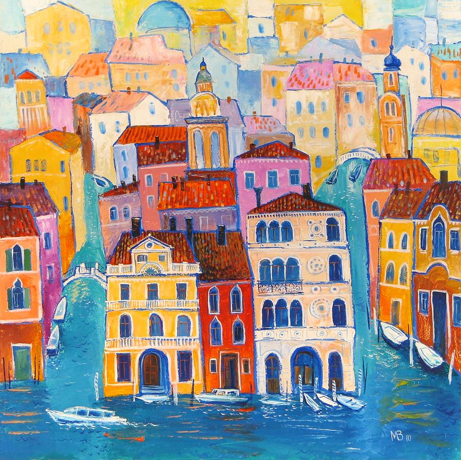 Venice Painting by Mikhail Zarovny