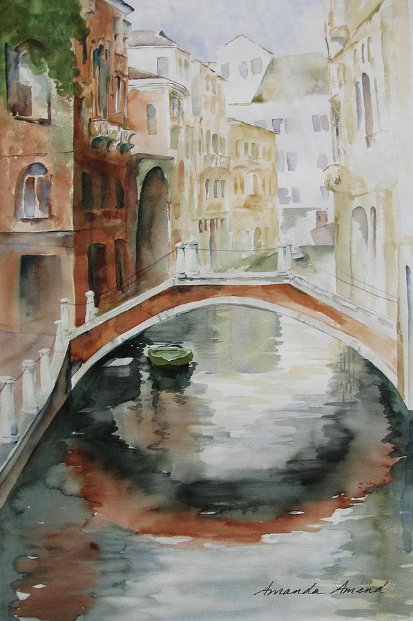Venice Reflections Painting by Amanda Amend