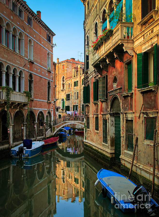 Venice Reflections Photograph by Inge Johnsson