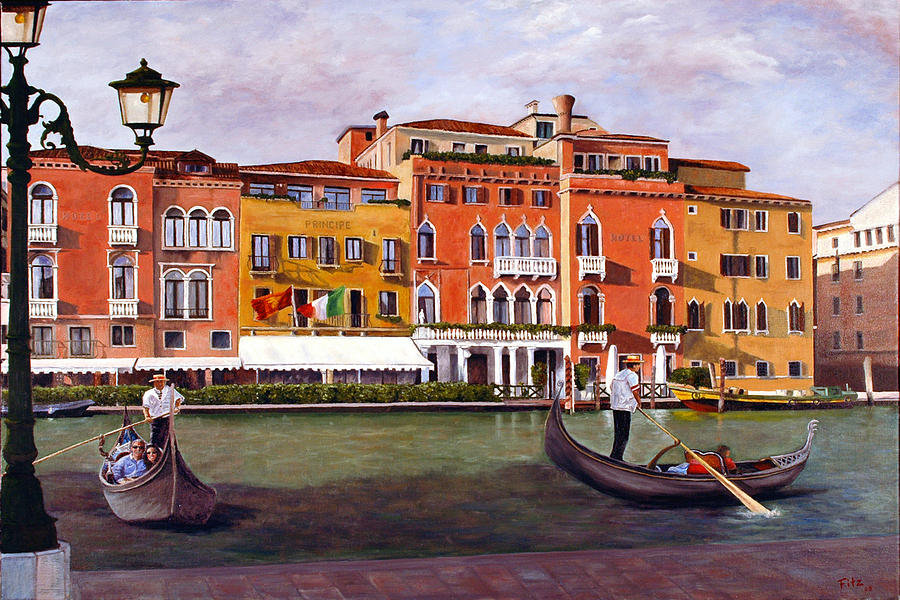 Venice Painting by Rick Fitzsimons