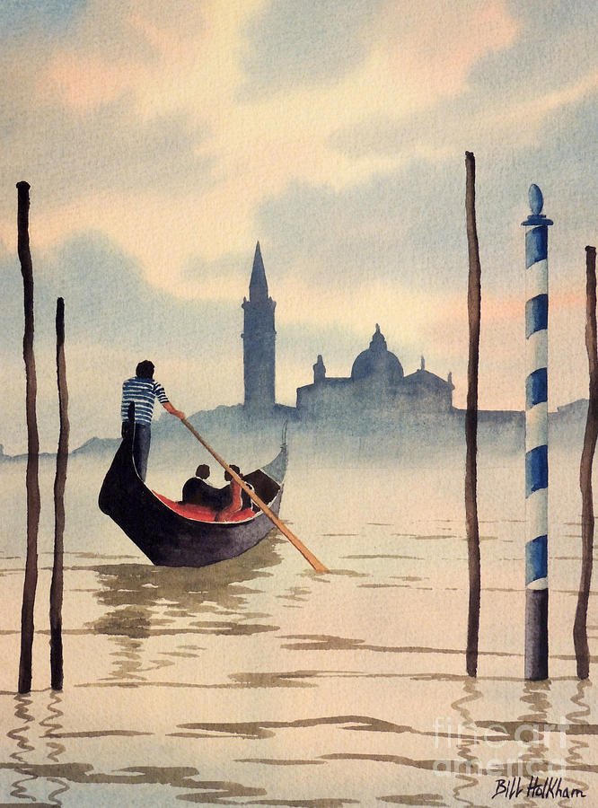 Venice San Giorgio Island Painting by Bill Holkham