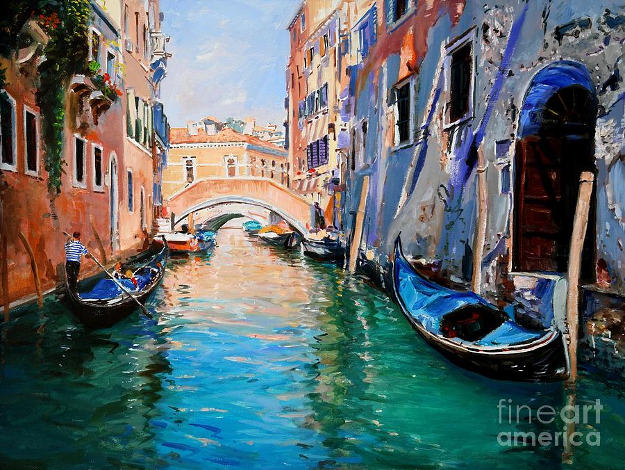 Italy Painting - Venice by Sefedin Stafa Italy Painting - Venice by Sefedin Stafa