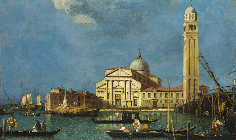 Venice - The Piazzetta from the Molo Painting by Studio of Canaletto