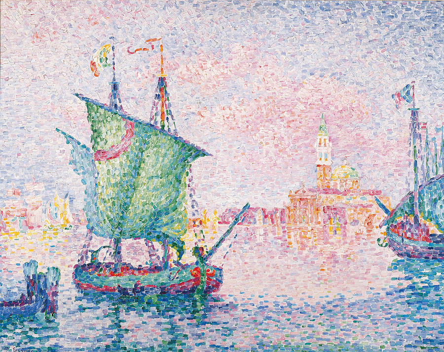 Venice The Pink Cloud Painting by Paul Signac