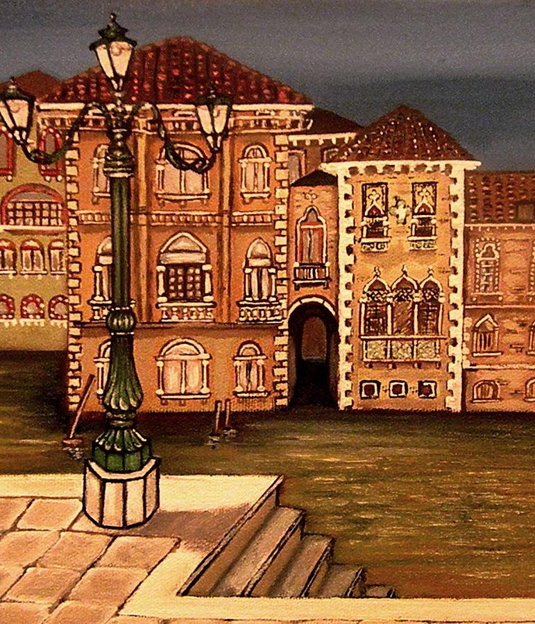 Vintage Venice Painting by Victoria Rhodehouse