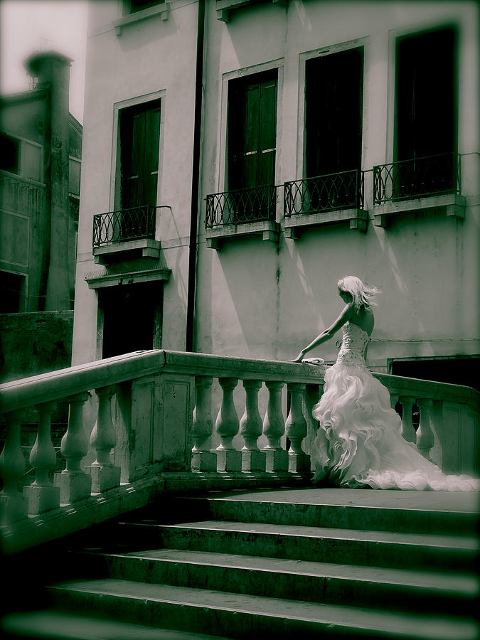 Abstract Photograph - Venice wedding by David Miller