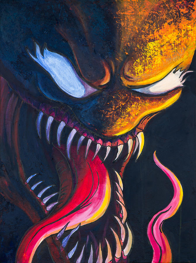 Venom Painting by Paul Regalado - Fine Art America