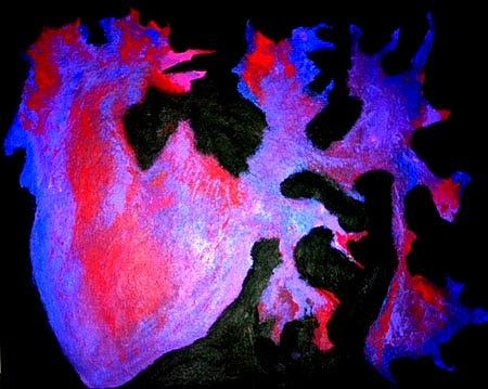 Abstract Painting - Ventricles by Melissa Mitchell
