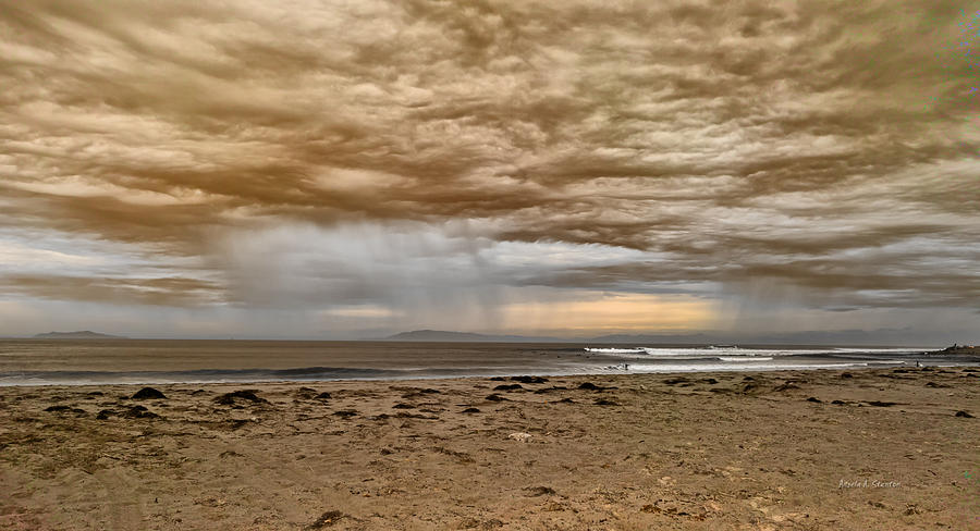 Ventura In Storm Photograph by Angela Stanton