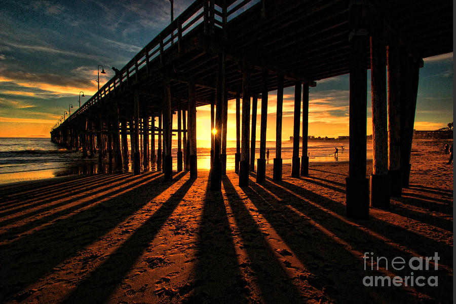 Ventura Pier at Sunset Photograph by Norma Warden