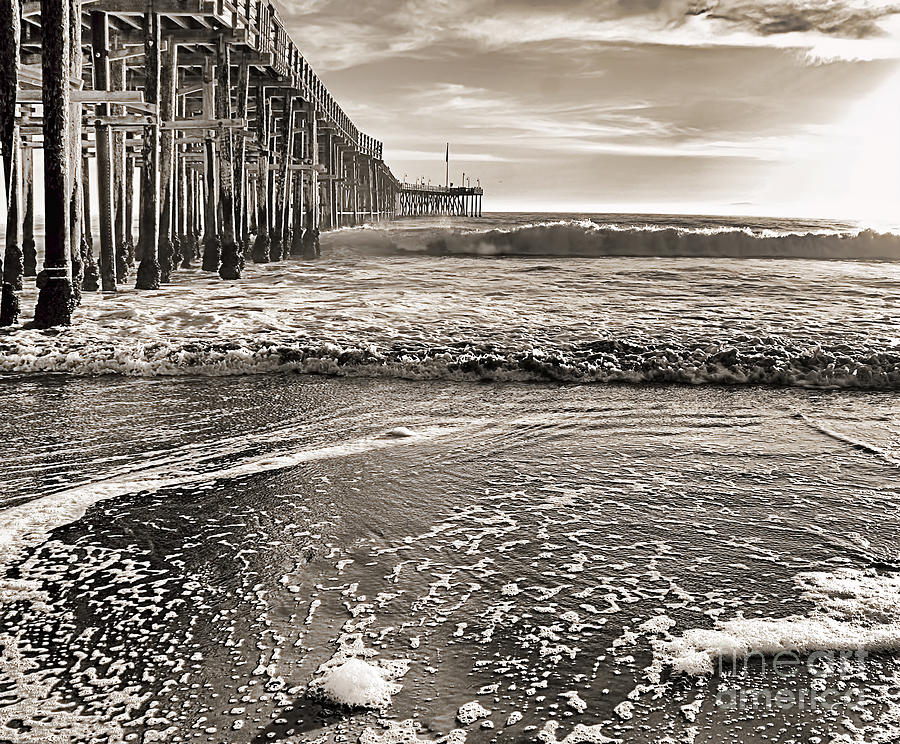 Ventura Pier Study II Photograph by Norma Warden