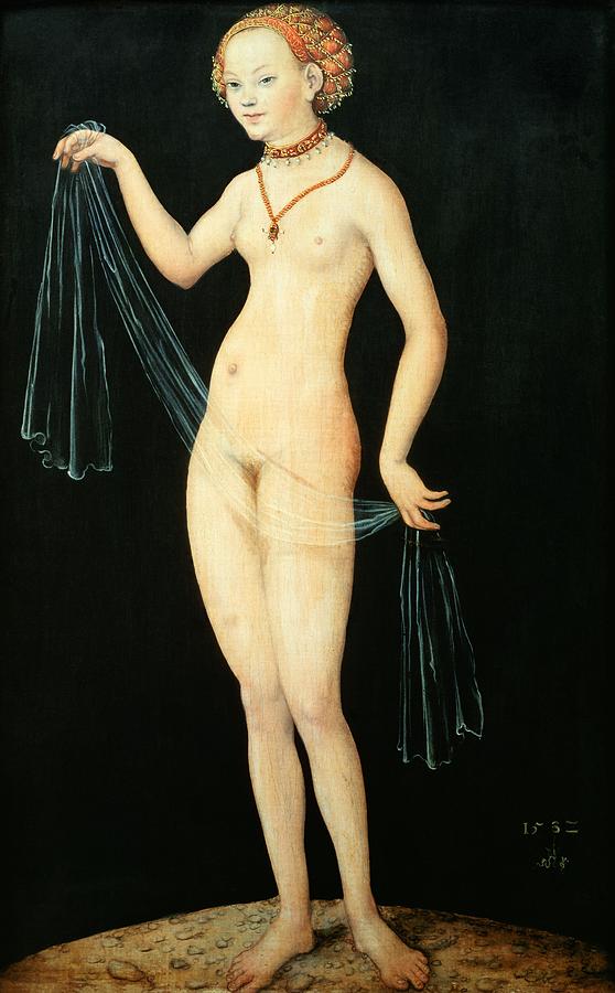 Nude Painting - Venus by Lucas the Elder Cranach