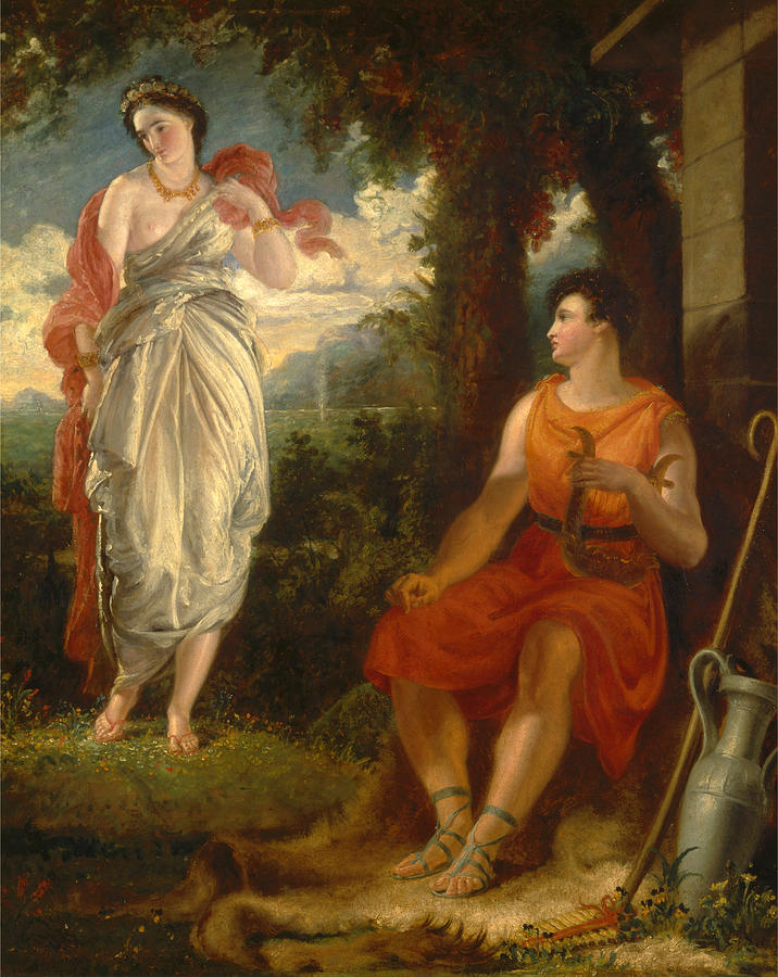 Venus and Anchises Painting by Benjamin Robert Haydon