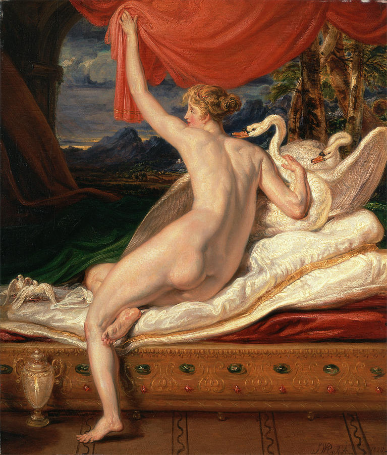 James Ward Painting - Venus Rising From Her Couch Signed And Dated by Litz Collection